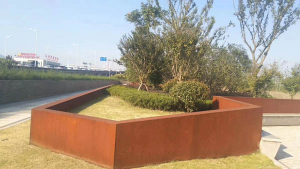 伊通耐候钢挡土墙